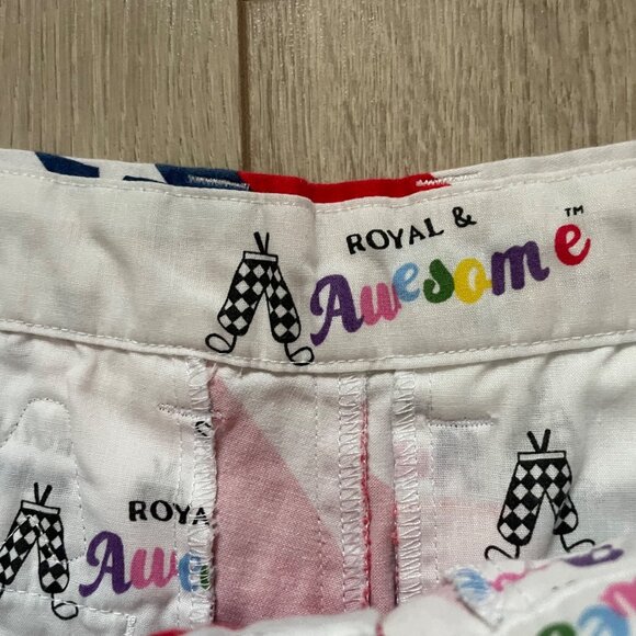 Royal & Awesome Boys American Flag Golf Shorts - Stars & Stripes Design - Picture 2 of 8